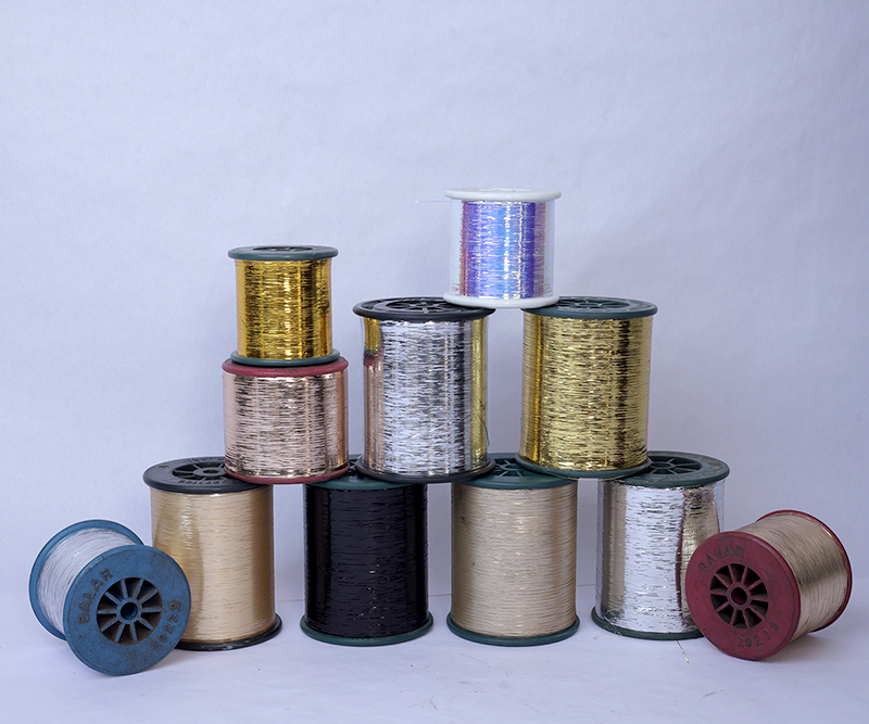 M Type Metallic Yarn (Flat Zari)
