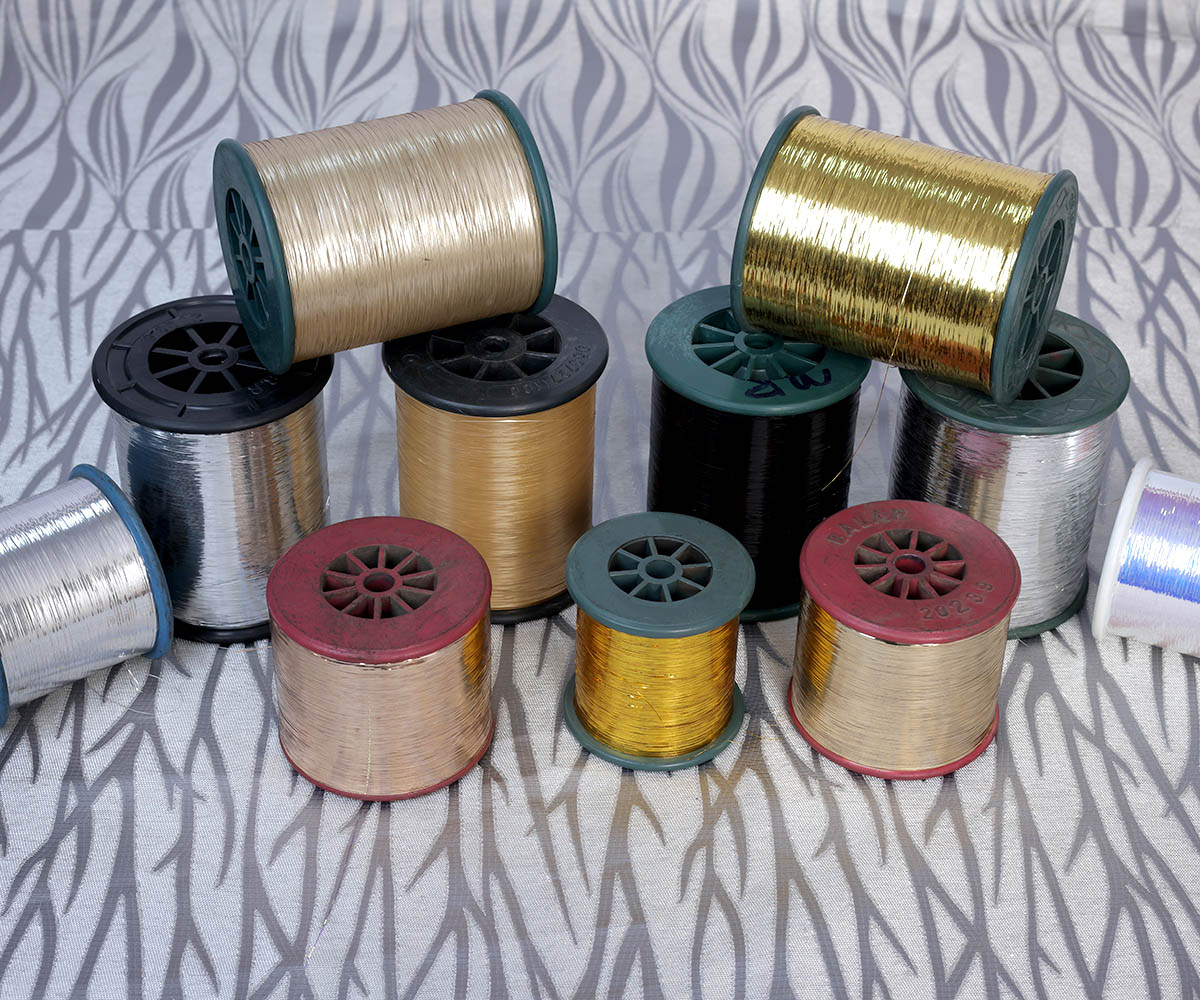 Balar Textiles - M Type Metallic Yarn (Flat Zari)